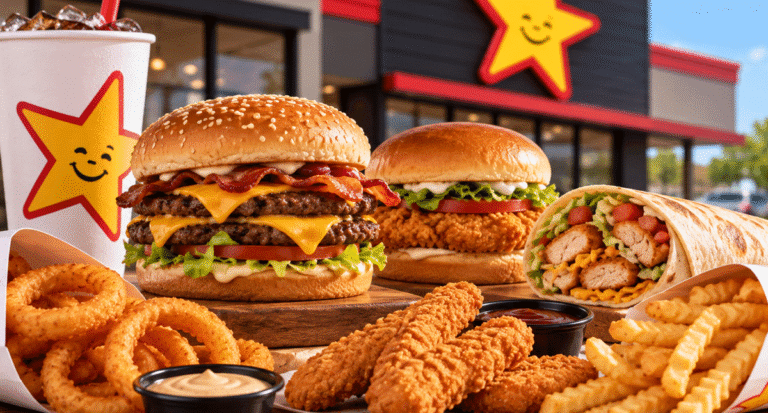 hardee's lunch menu